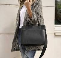 sac à main bandoulière cuir noir