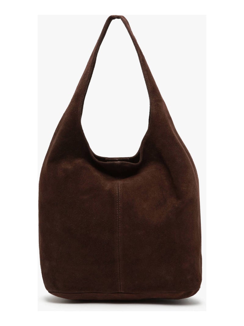 sac a main en cuir marron
