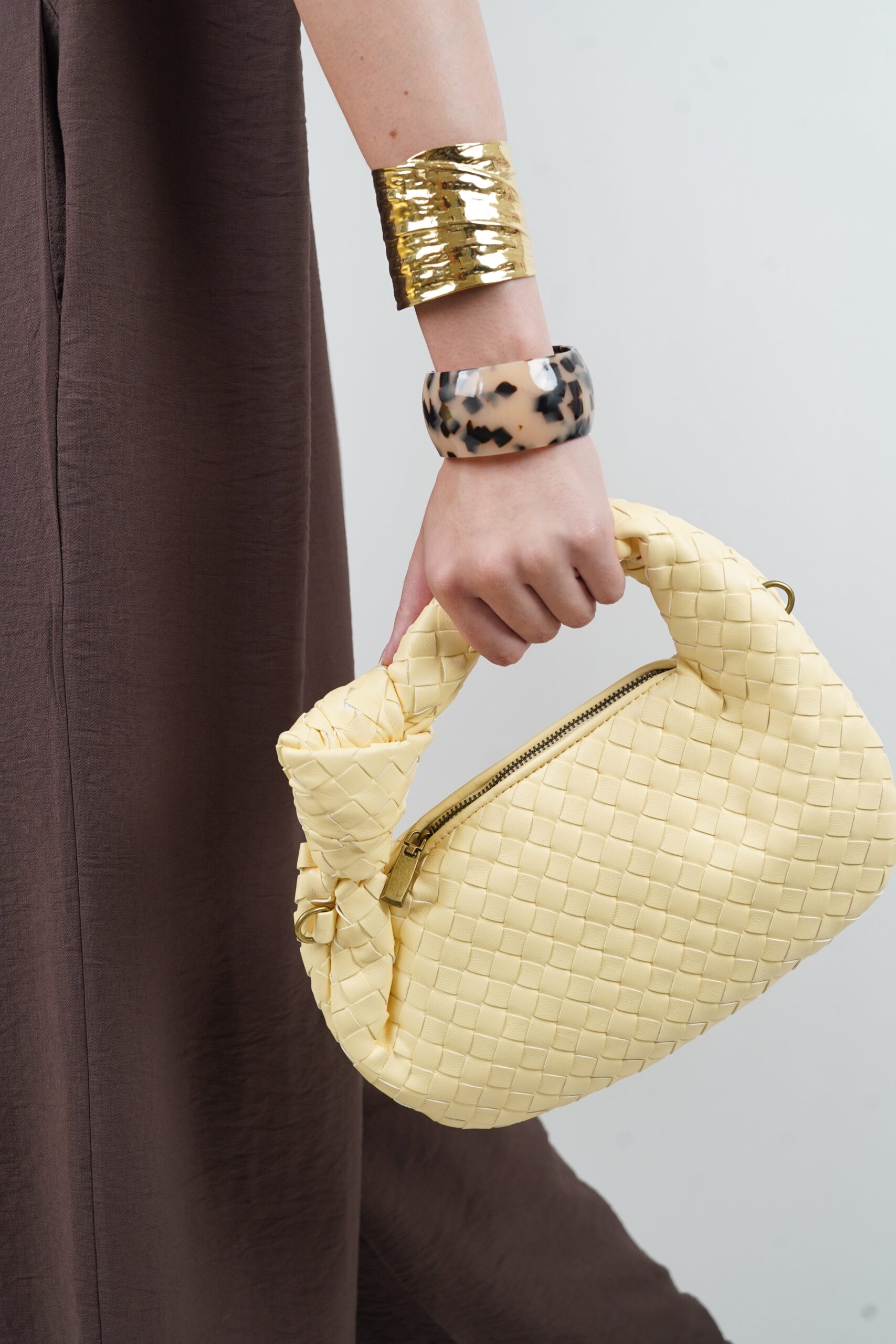 sac à main jaune