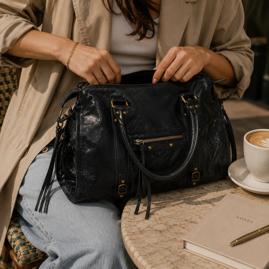 Grand sac besace femme : élégance et praticité au quotidien