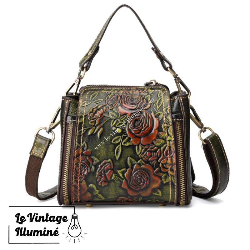 sac a main fleuri
